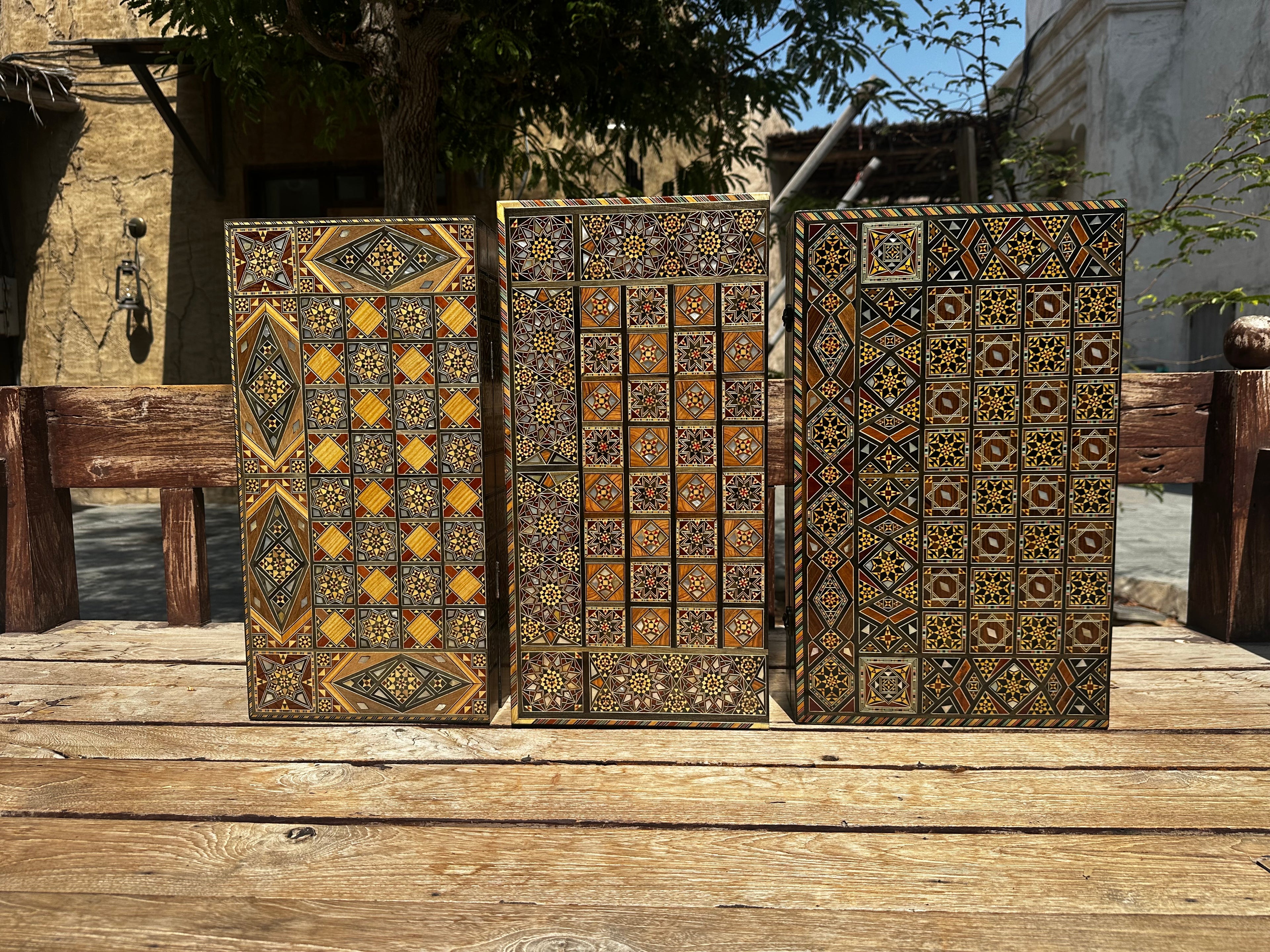 Backgammon & chess board