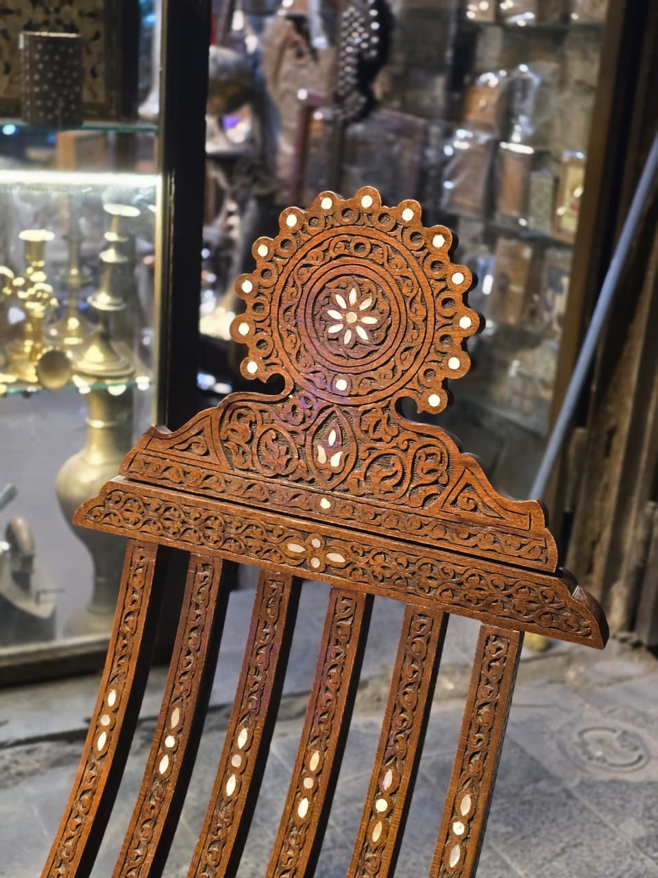 Beach wood chair