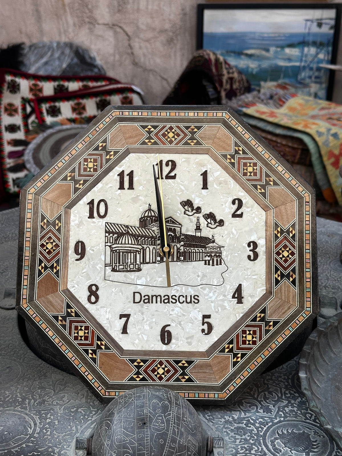 Mosaic wall watch (umayyad mosque)