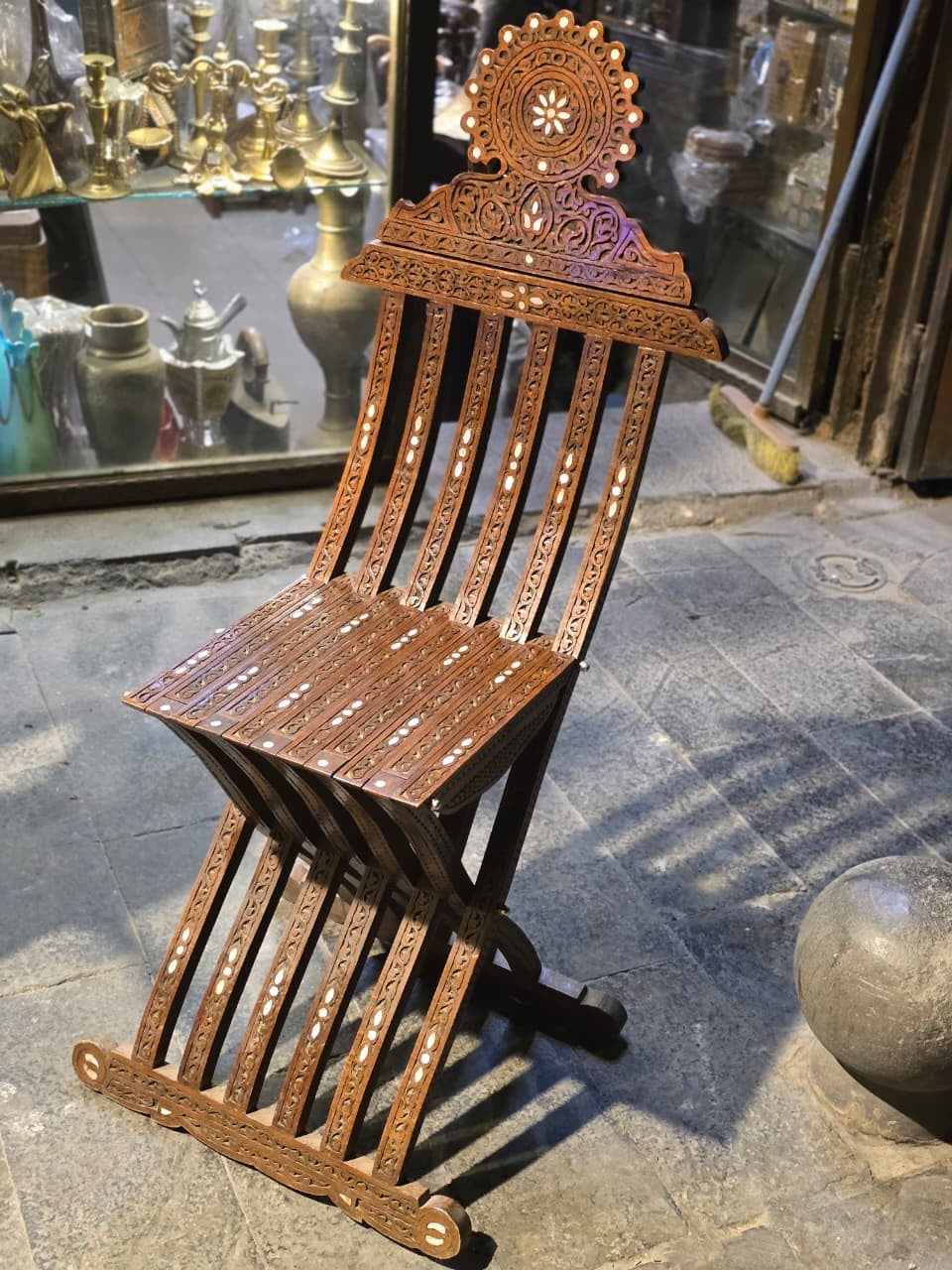 Beach wood chair