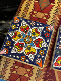 Colorful Iranian Ceramic Coaster