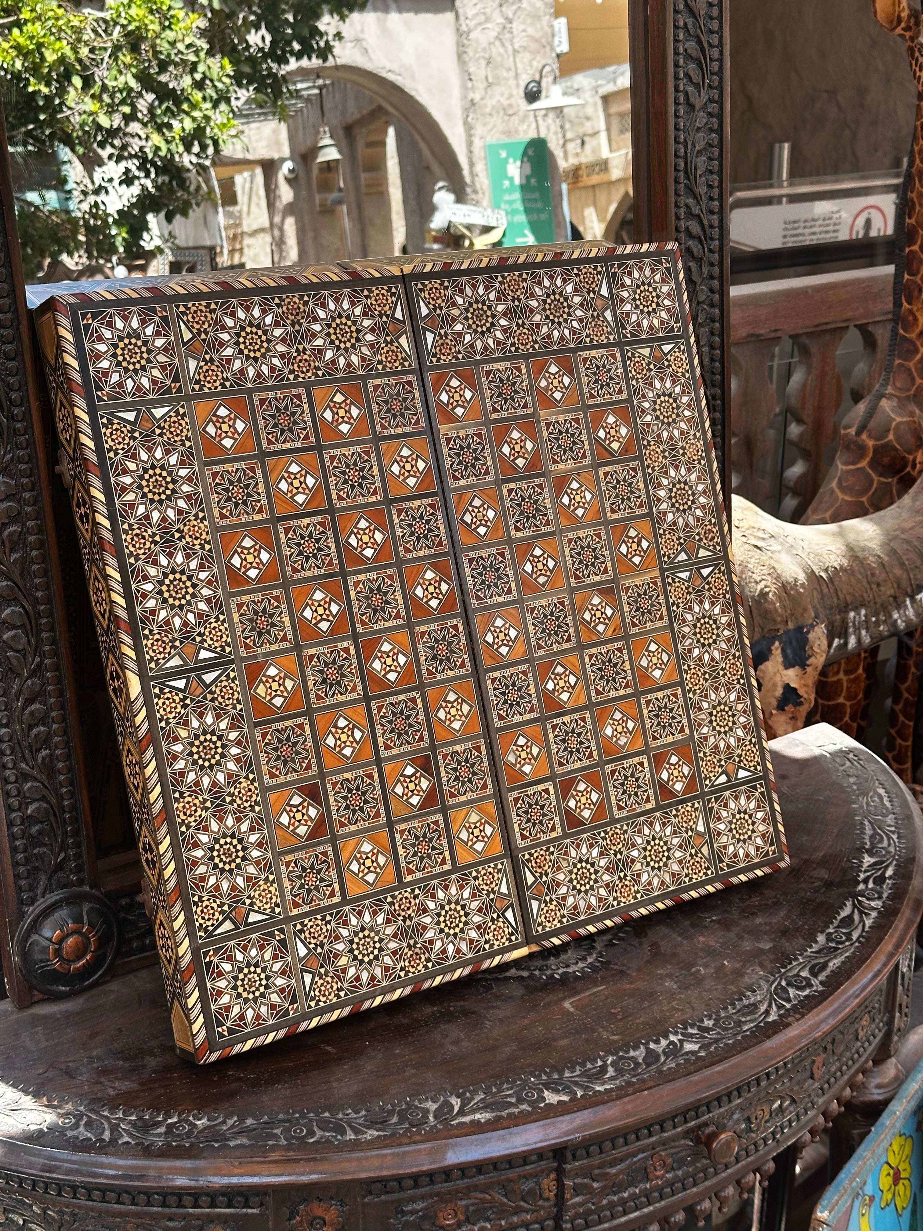 Luxury backgammon board