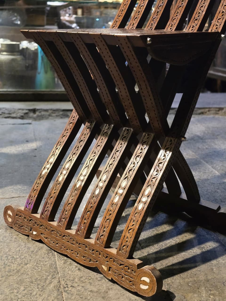 Beach wood chair