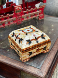 Handmade 16*16 Jewelry Box - golden mother of pearl