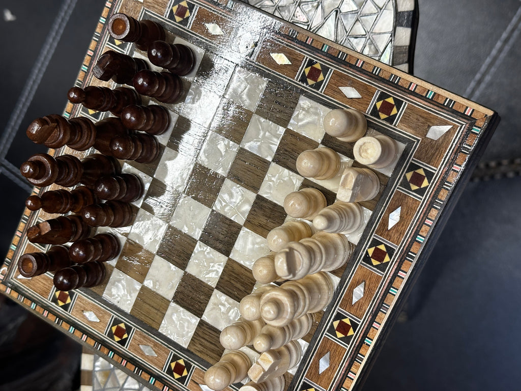 Mosaic Chessboard Set (24×24 cm)