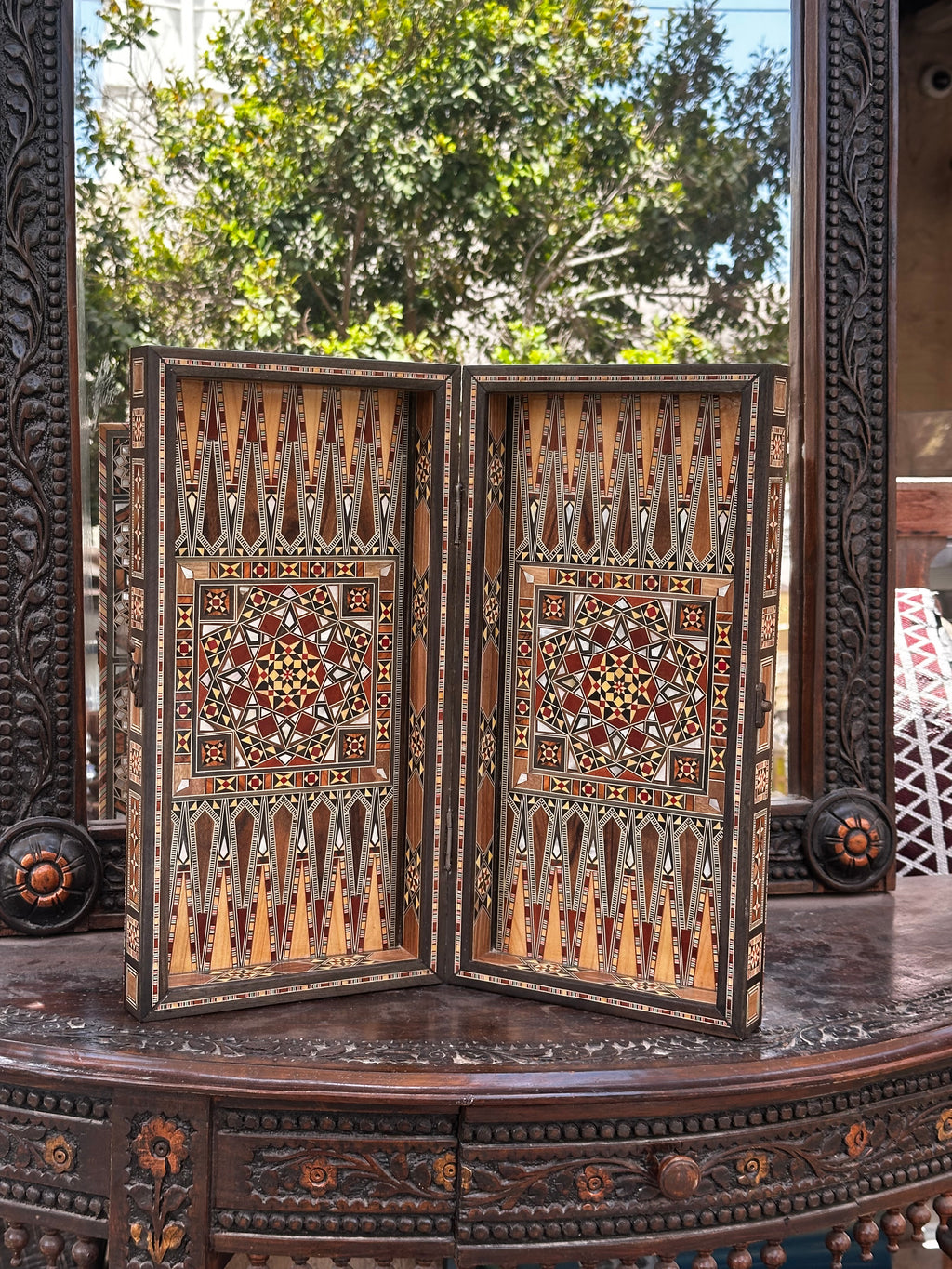 40*40 cm Luxury Backgammon Table