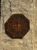 Syrian walnut Wood & Mother-of-Pearl Wall Clock
