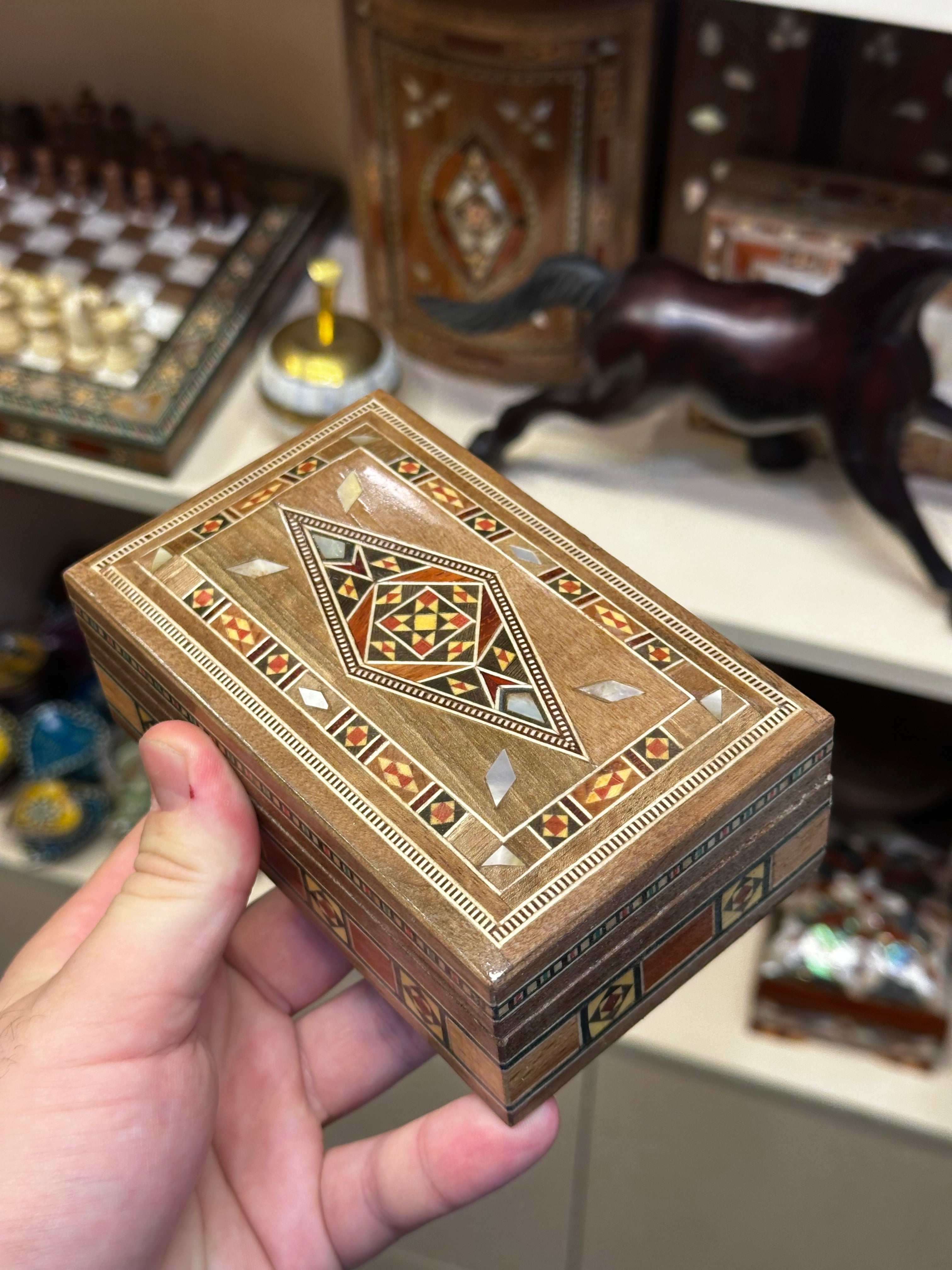 Mosaic ring box