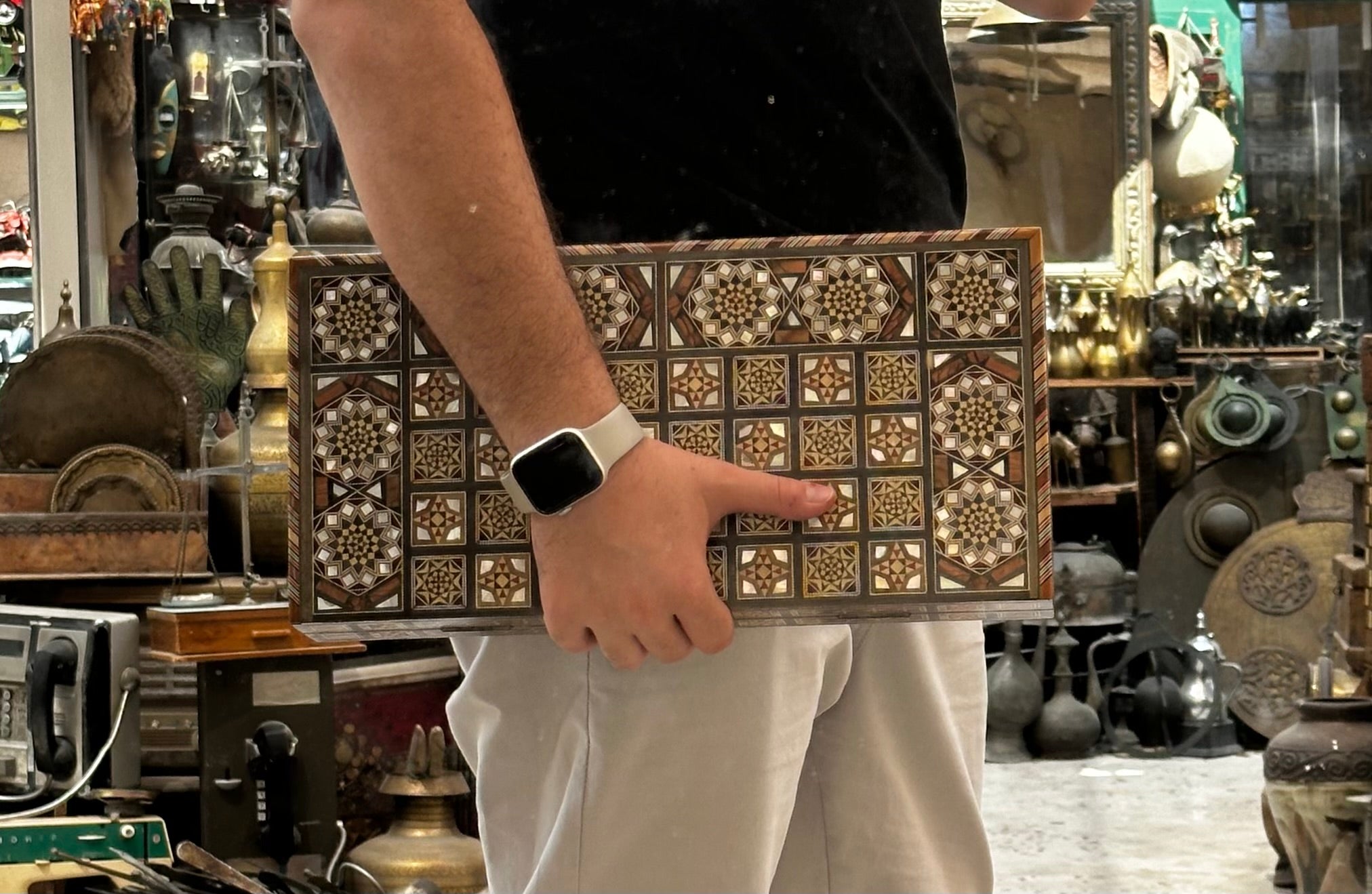 40*40 cm Luxury Backgammon Table