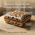 Handmade Jewelry Box – Golden Mother of Pearl