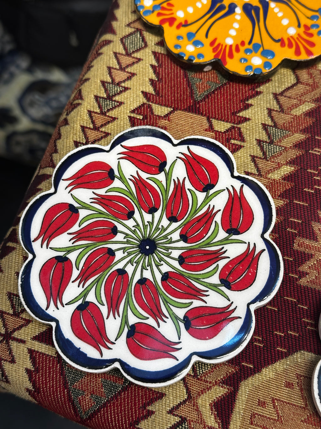 Colorful Turkish Ceramic Coaster
