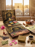 مجموعة صابون حمام حلبي بالعطور الملكية - 9 روائح طبيعية فاخرة Hammam Halabi Soap Box - Royal Perfume Collection (9 Varieties)