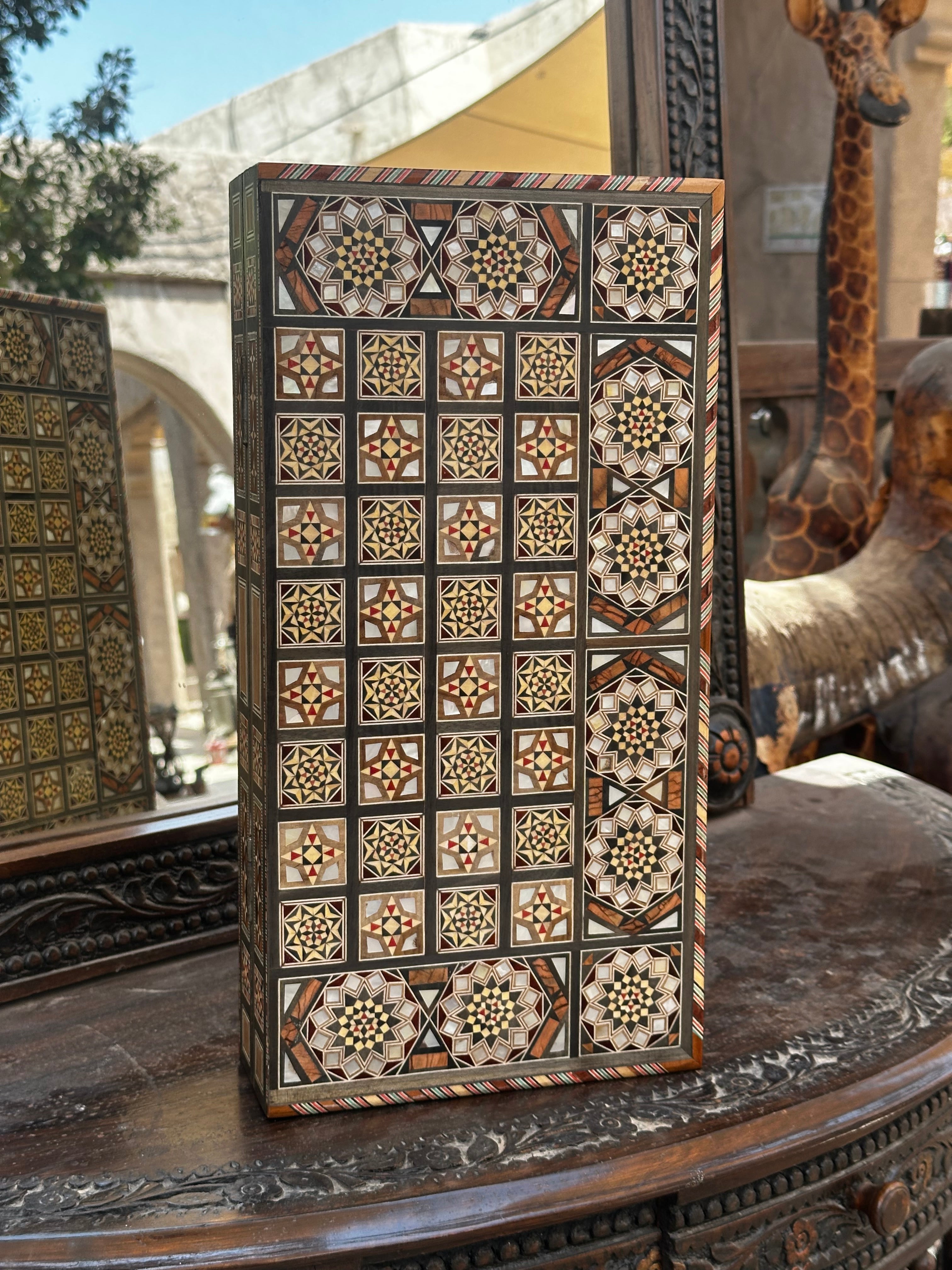 40*40 cm Luxury Backgammon Table