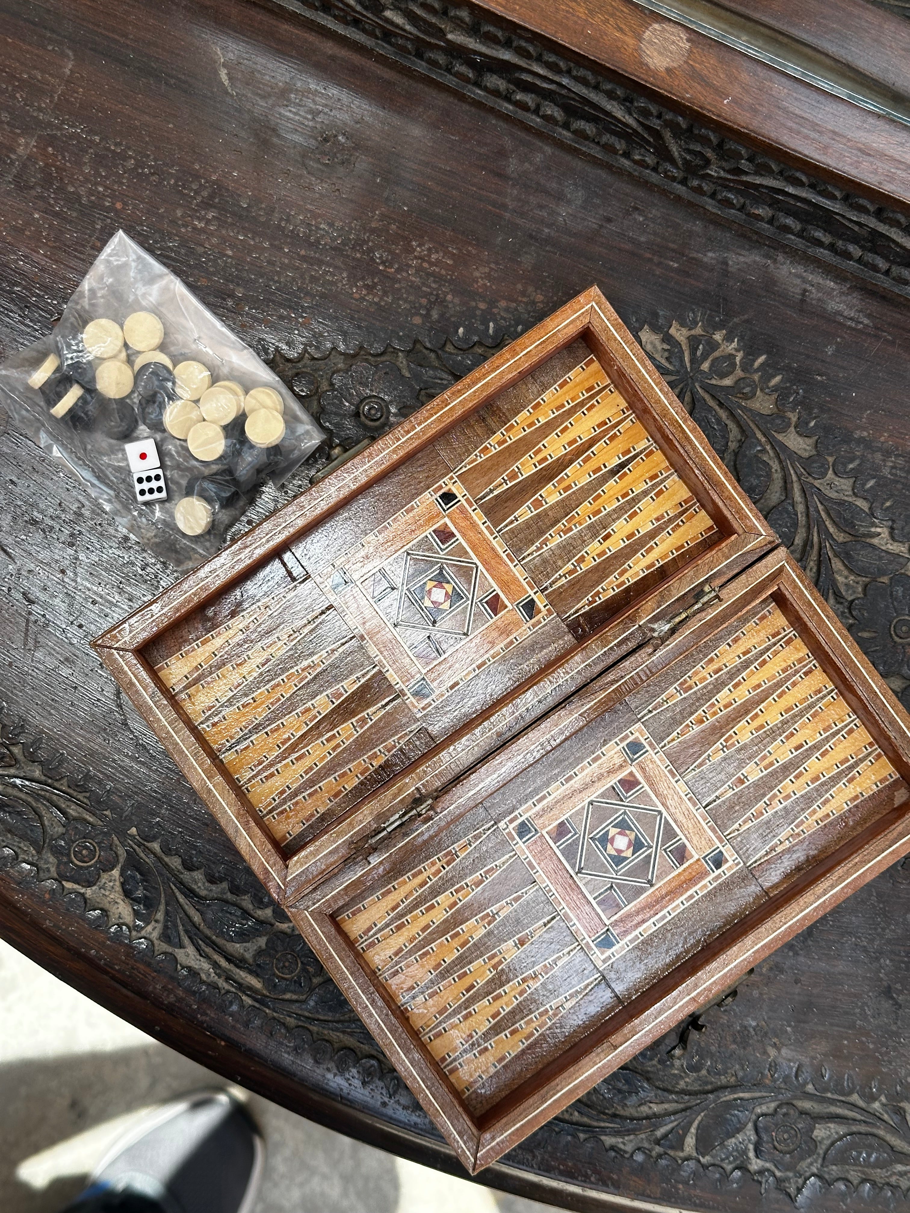 20*20 cm backgammon