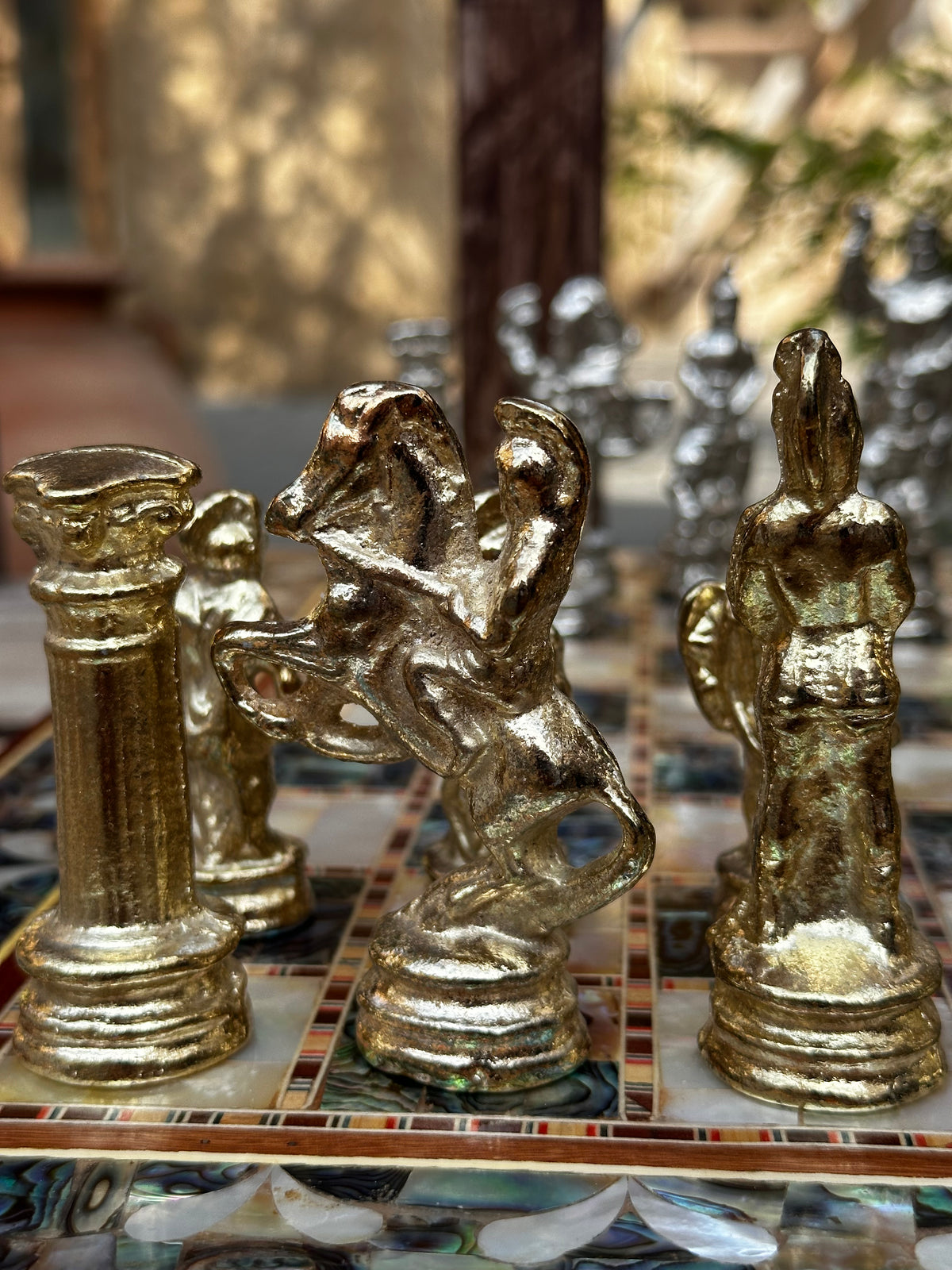 Luxury Mother-of-Pearl Chess Board/order by Whatsapp +971 56 432 2880