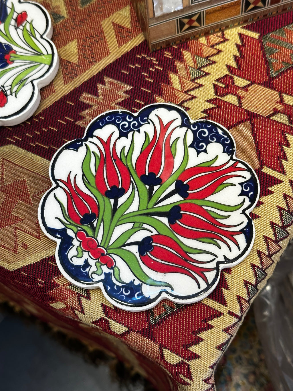 Colorful Turkish Ceramic Coaster