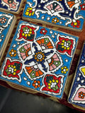 Colorful Iranian Ceramic Coaster