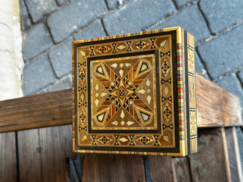 16 × 16 cm Damascene Mosaic Box
