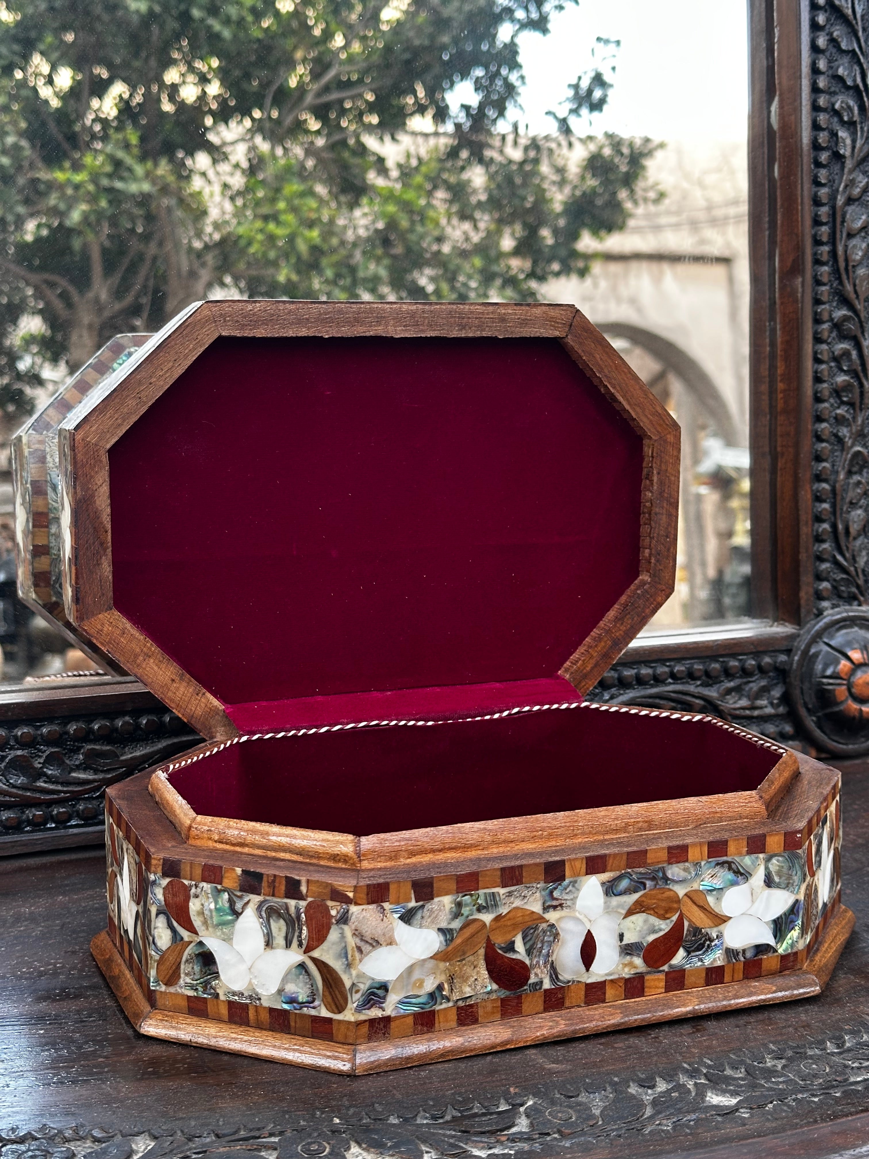 Mother-of-Pearl Jewelry Box