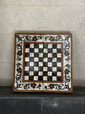 Full mother-of-pearl backgammon & chessboard black check availability by Whatsapp +971 56 432 2880