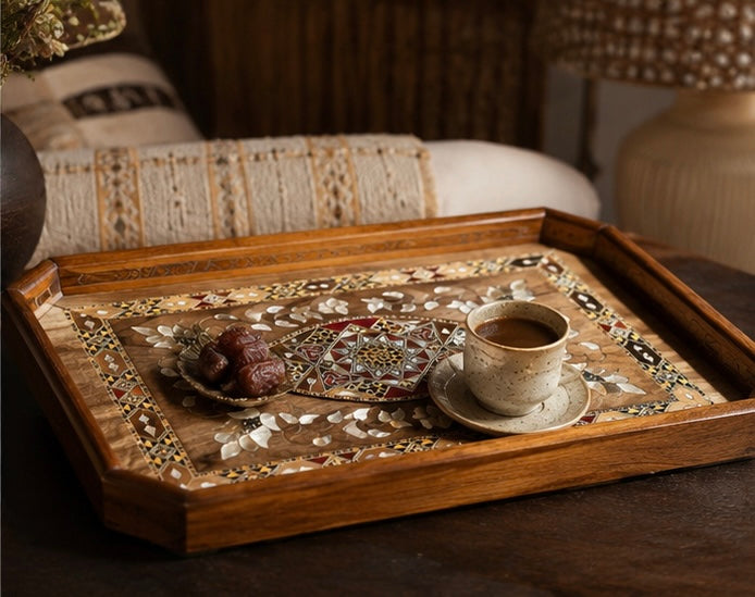 mosaic coffee tray