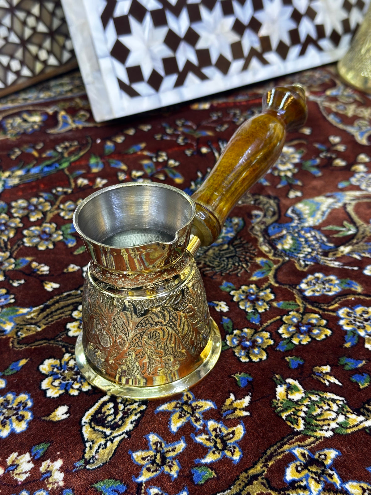 دلة قهوة تركيه مقاس صغير فنجان واحد