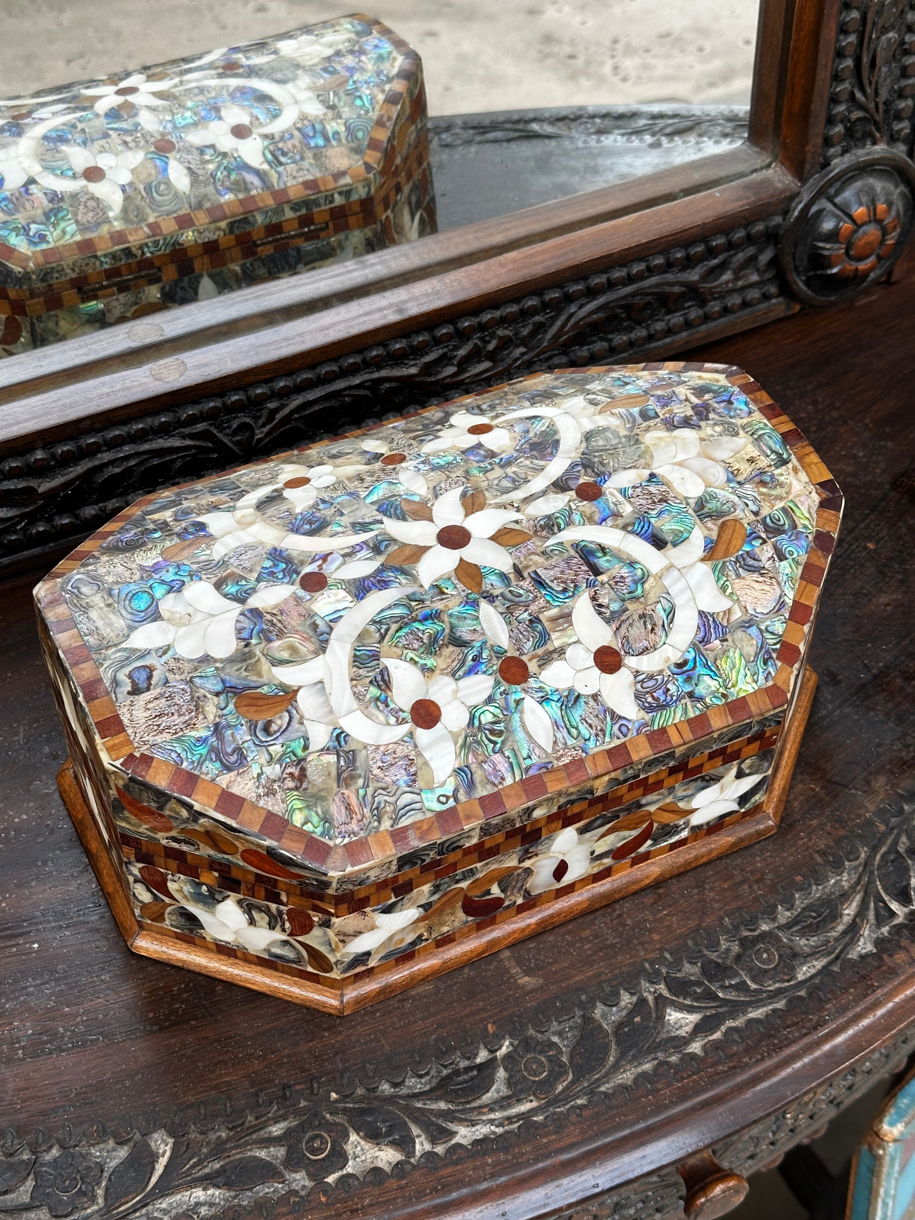 Mother-of-Pearl Jewelry Box