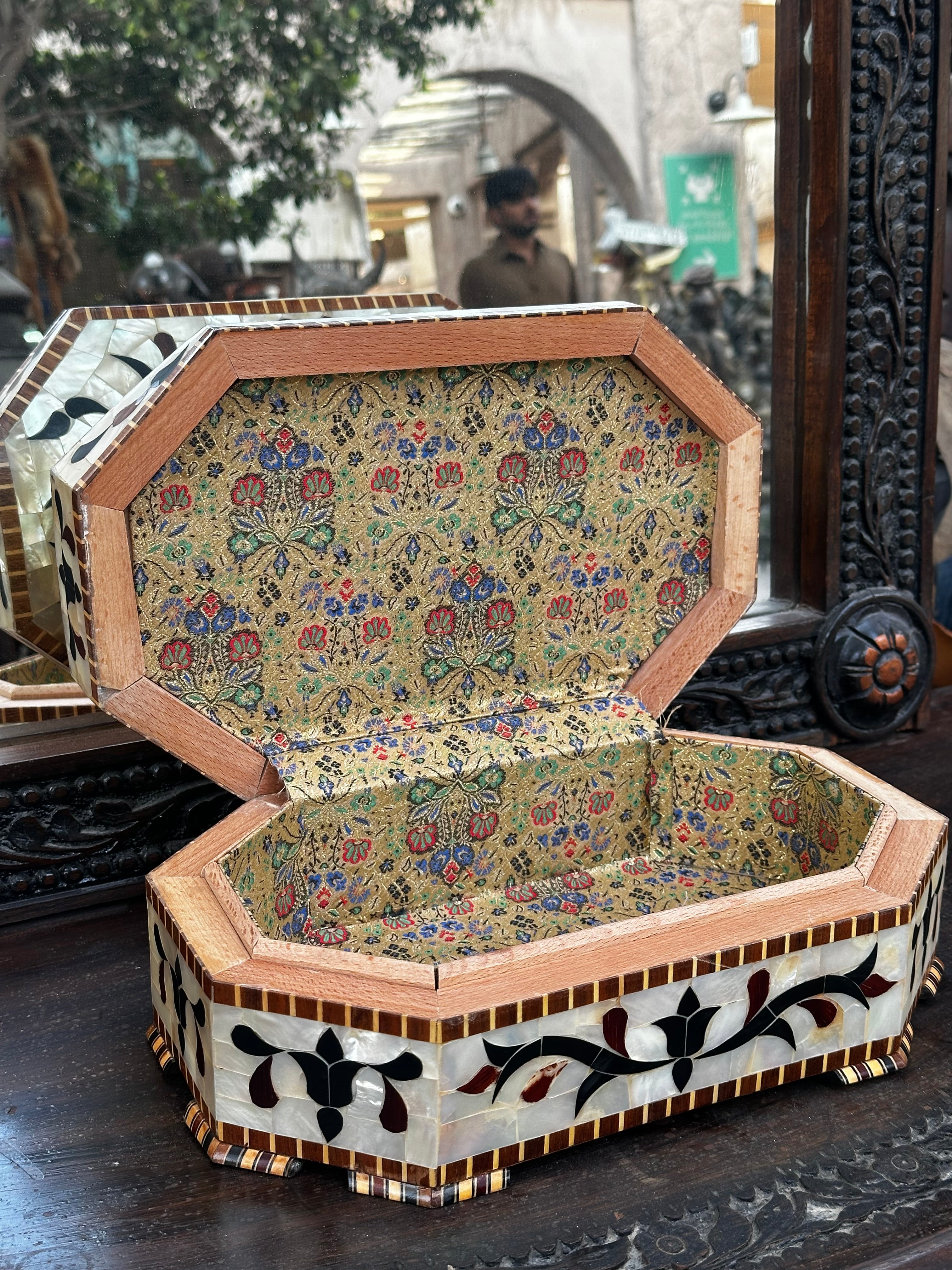 Mother-of-Pearl Jewelry Box