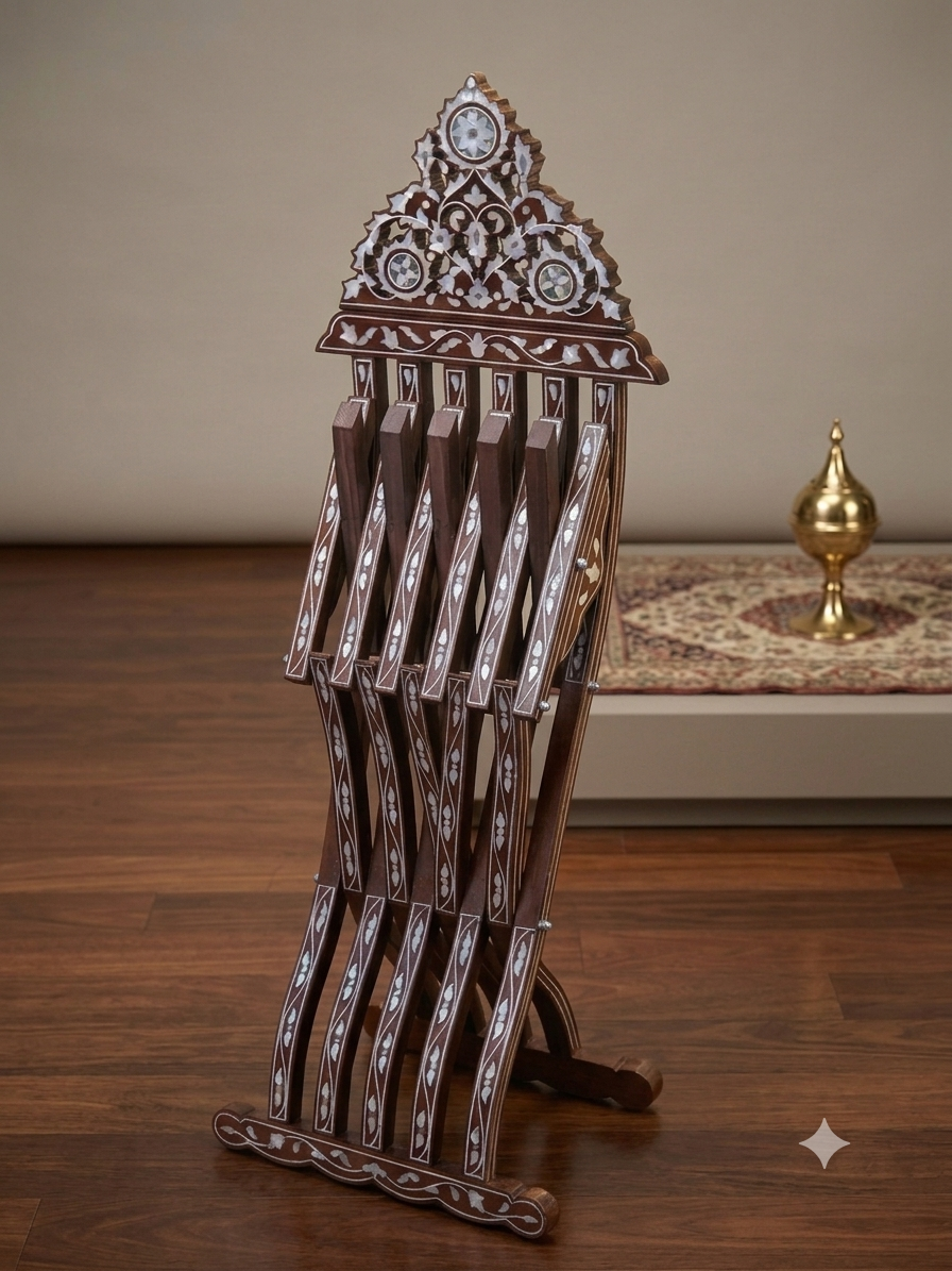 Walnut wood chair