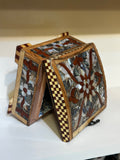 Green mother of pearl jewelry box