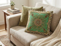 طقم أغطية وسائد (كوشن كفر) بتصميم تراثي شرقي - 45×45 سم 
Oriental Persian Style Decorative Cushion Cover Set - 45x45 cm