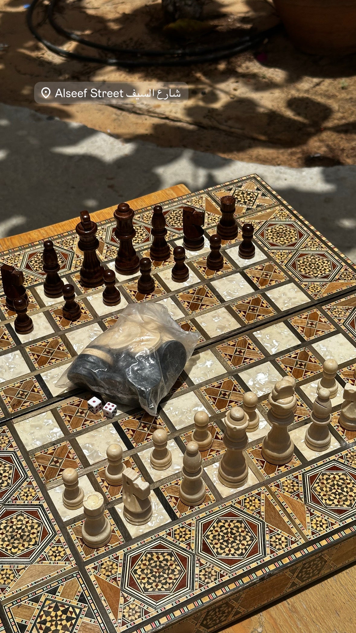 Wooden Chess Pieces – For 50 × 50 cm Chess & Backgammon Boards