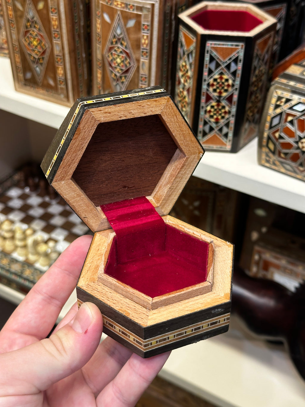 Small Mosaic Ring box