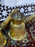 Big (4-5 cups ) cups Coffee Pot with Wooden Handle