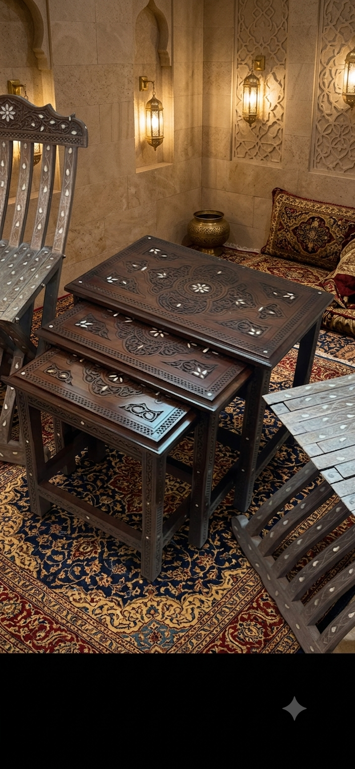 Table set of three pieces