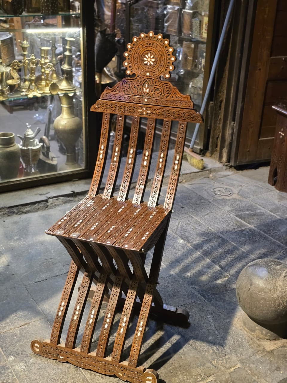Beach wood chair