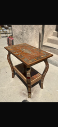 Handmade Mosaic Coffee Table with Mother of Pearl Inlay