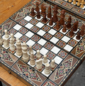 Add Wooden Chess Pieces – For 40 × 40 cm Chess & Backgammon Boards