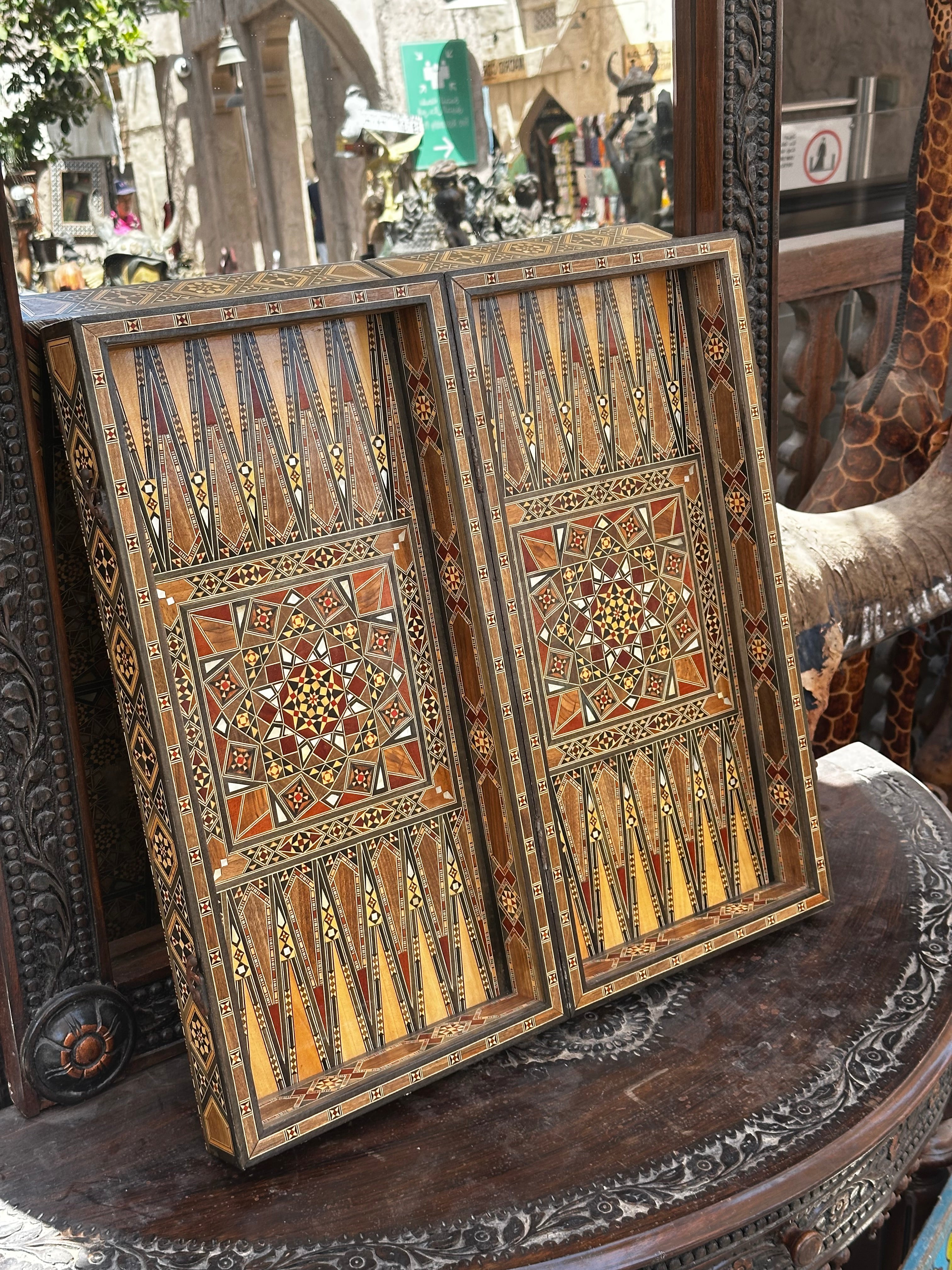 Luxury backgammon board
