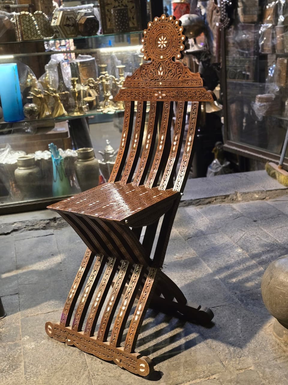 Beach wood chair