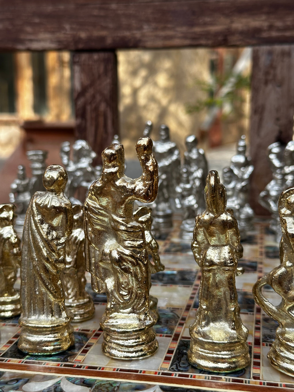 Luxury Mother-of-Pearl Chess Board/order by Whatsapp +971 56 432 2880
