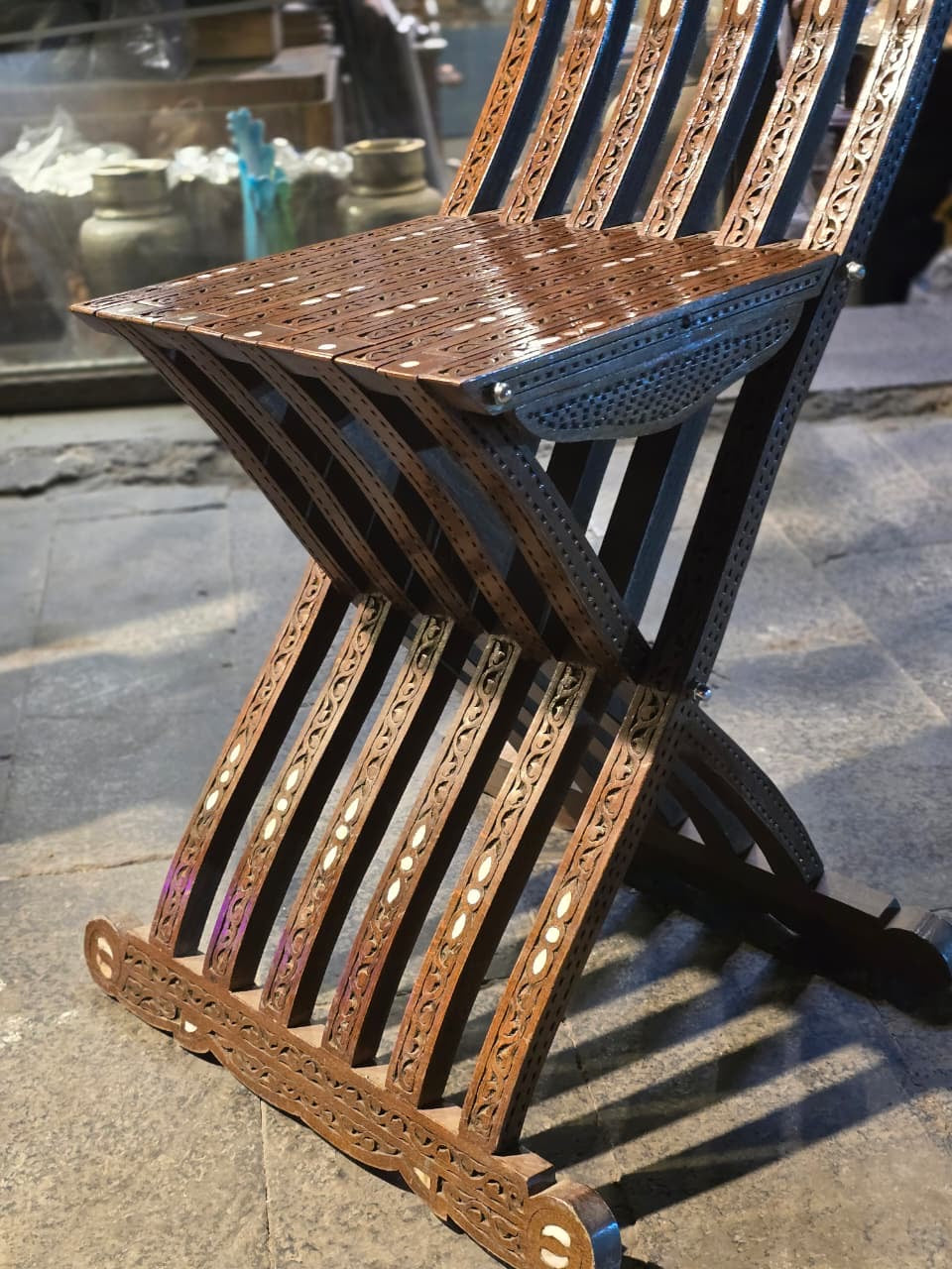 Beach wood chair