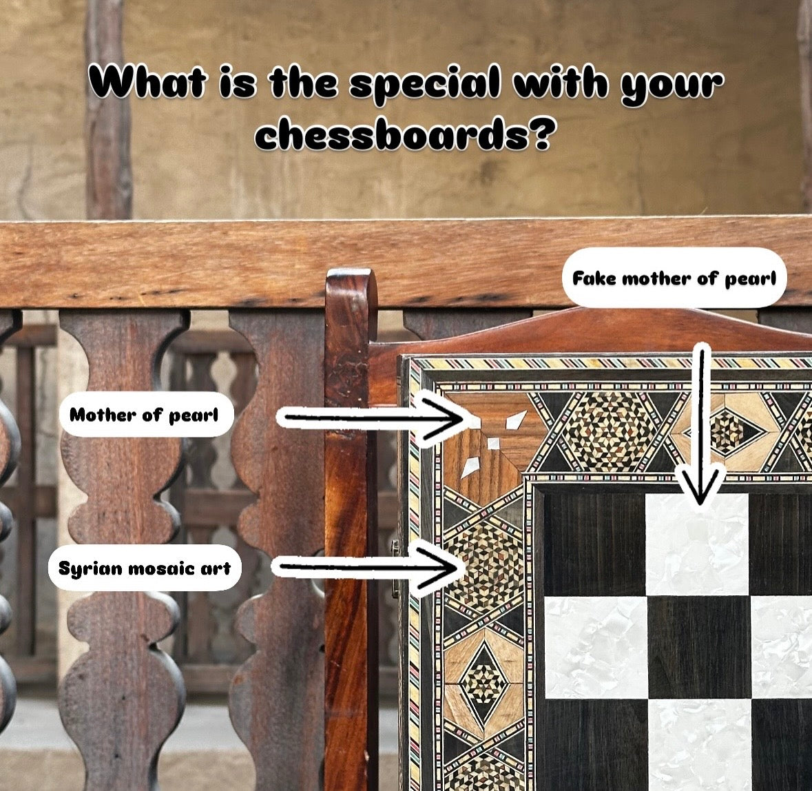 Chessboard & backgammon