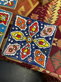 Colorful Iranian Ceramic Coaster