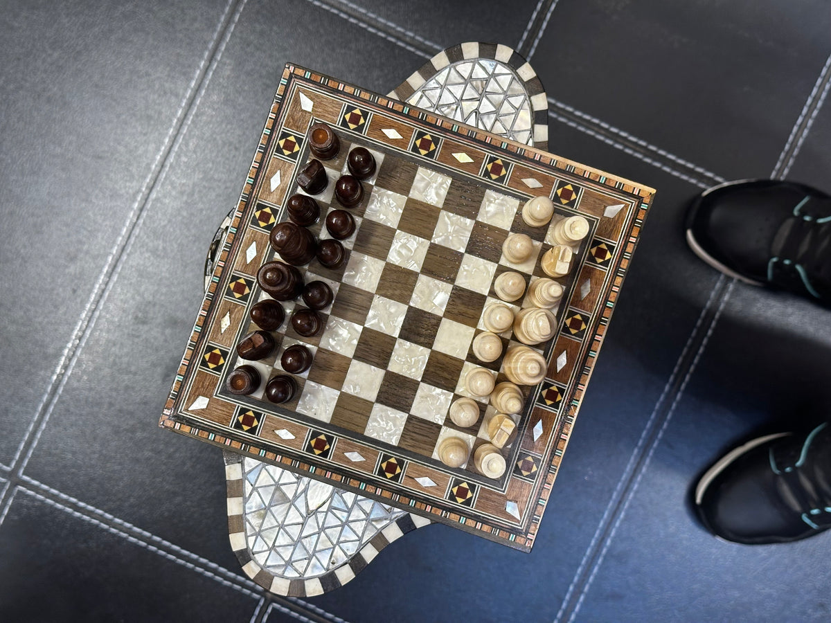 Mosaic Chessboard Set (24×24 cm)