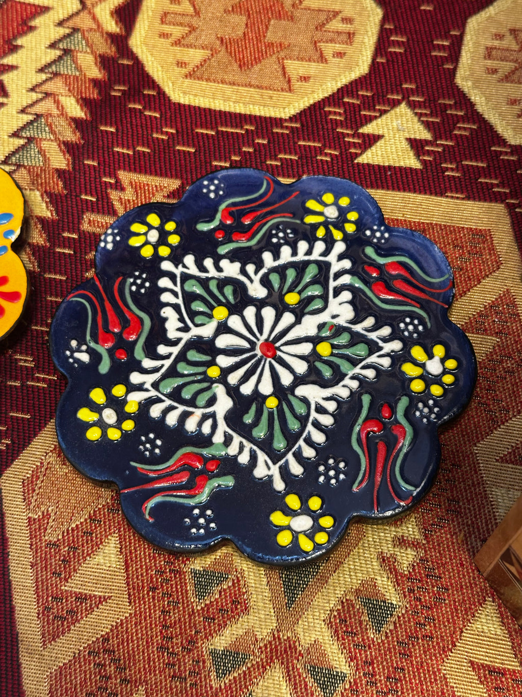 Colorful Turkish Ceramic Coaster