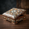 Green mother of pearl jewelry box