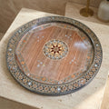 Rounded Mosaic coffee tray