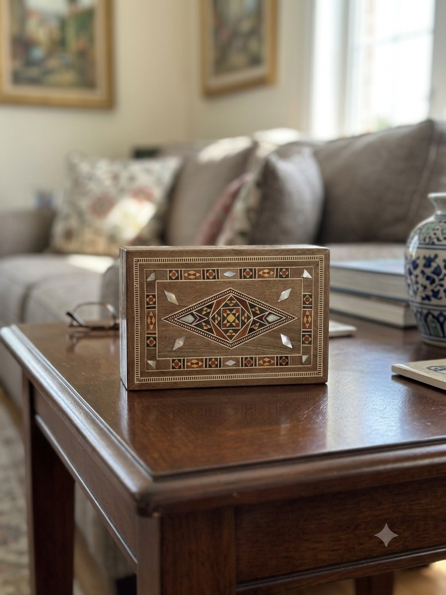 Mosaic ring box