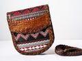 Syrian Handmade Leather Bag & damasks fabric